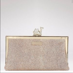 Kate Spade Queen of the Nile Camel Clutch